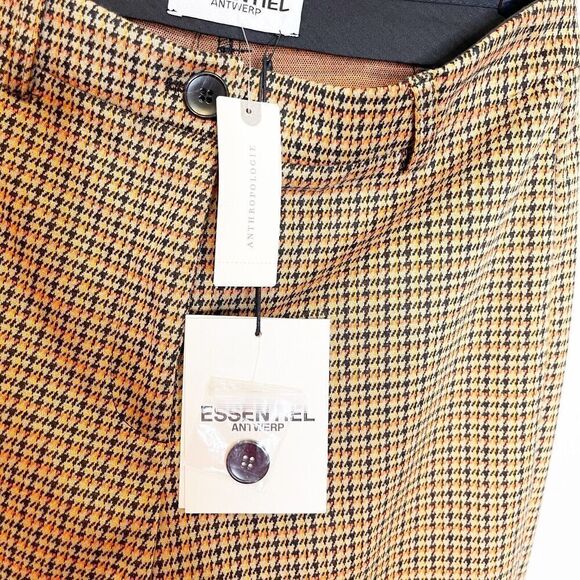 NEW Essentiel Antwerp US 2 Cold Side Slit Pants Wide Leg Trousers Anthropologie - Picture 10 of 16